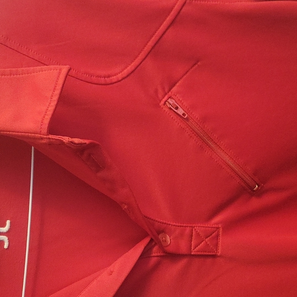 J.Lindeberg Red Golf Shirt XL - Picture 6 of 6